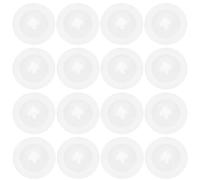 Briny River 200 PCs 12mm Plastic Screw Cover for Self-Tapping Screws Square Head Protective Cap for Furniture DIY Decoration White
