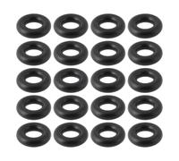 Briny River 20PCS 15mm Black Smooth Reproduction Tyres Compatible with Dinky Die-Cast Cars Trucks Vans Buses Pre-1960 Models