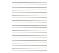 Briny River 20Pcs 304 Stainless Steel Solid Round Rod 4x200mm for RC DIY Craft Mechanical Parts Processing