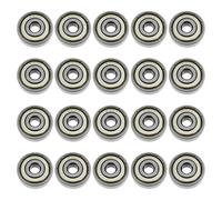 Briny River 20pcs 636ZZ Deep Groove Ball Bearings 6x22x7mm Steel with Double Metal Seal