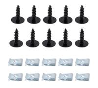 Briny River 20Pcs Fender Liner Splash Guard Fixing Screws U-Nuts Set 90308-SB2-013 90114-SE0-000 Compatible with Honda Accord 1986-1994