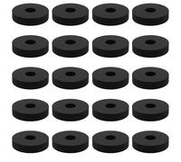 Briny River 20Pcs Rubber Washers 20x6x4mm Suitable for Kart Floor Tray Washers Black