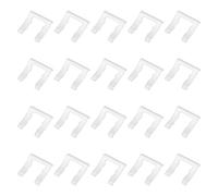 Briny River 20x Car Brake Hose U Shape Clips Steel Brake Line Clips 24x25.4mm Compatible with Audi Compatible with BMW Compatible with Honda