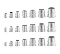 Briny River 21Pcs Round Axe Handle Wedges Hand Metal Wedge for Axe Claw Hammer Sledgehammer Axe Handle(8mm 10mm 12mm 13mm 16mm 18mm 19mm)