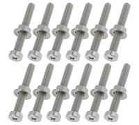 Briny River 24Pcs M5 Tow Bar Socket Screw Nut 304 Stainless Steel Fastening Screws for 7-Pin and 13-Pin Sockets