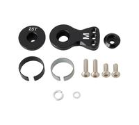 Briny River 25T Aluminium Alloy Servo Saver Horn Arm for 1/10 1/8 1/12 RC CARS (Black)