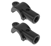 Briny River 2Pcs 10mm Motorcycle Front Master Cylinder Mirror Clamp for most Motorcycle