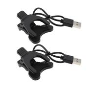 Briny River 2pcs 2 Pin 3mm Smart Watch USB Charger Clip for Smart Watch Wristbands Chargers and Power Adapters