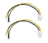 Briny River 2pcs 4-Pin Speaker Level Output Harness Compatible with NVX Compatible with KENWOOD
