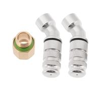 Briny River 2pcs 45° M14x1.5 Sprayer Nozzle Tips with M14 to M18 Thread Adapter for Backpack Sprayer Farm Water Pump Orchard