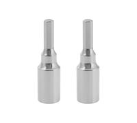 Briny River 2Pcs 4mm to 6.35mm(1/4") Magnetic Hex Bit for Manual Electric Screwdriver Converter