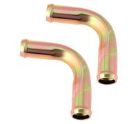 Briny River 2pcs 90° Elbow Heater Hose Connector Adapter Coolant Fitting for Automotive Systems, 5/8" x 5/8" in 16mm x 16mm