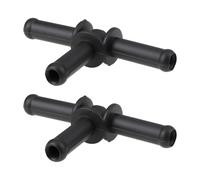 Briny River 2pcs Car Coolant T Fitting Hose Connector 06B133382 N90693001 Compatible with VW