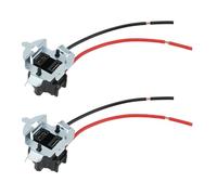 Briny River 2Pcs Car H7 Halogen Light Bulb Base Holder Socket Adapter Wiring Harness Suitable for H7 Halogen HID LED Bulbs(Line length 18cm)