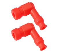 Briny River 2PCS Dirt Bike Spark Plug Cap 60x42mm Compatible with Most Pit Bikes and Engines Compatible with Thumpstar Model Red