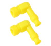 Briny River 2PCS Dirt Bike Spark Plug Cap 60x42mm Compatible with Most Pit Bikes and Engines Compatible with Thumpstar Model Yellow