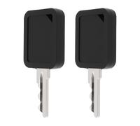 Briny River 2pcs Golf Car Key 1B 105068002 Compatible with 2014 - Current Club Car Carryall 300 500 510 550 700 710