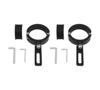 Briny River 2Pcs Motorcycle Fork Mount Clamp Bracket 38mm-60mm Adjustable Fork Clamp Fog Light Holder Fit for Motorcycle Bike Fork