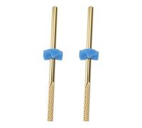 Briny River 2PCS Nail Drill Bits #170 Carbide Drill Bit Diameter 2.2mm Grinding Length 15mm Total Length 44.5mm