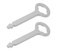 Briny River 2Pcs Oak Carry Case Key 96507 Compatible with Singer Sewing Machine 99K 15K 66K 201K 185K