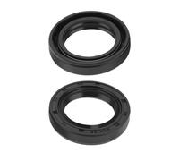 Briny River 2pcs Oil Seal Screw Conveyor Oil Seal with Nitrile Rubber Coating Compatible with Honda GX120 GXV120 GXV140 GXV160-91252 888 003 25x38x7mm Black