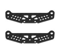 Briny River 2pcs RC Car Shock Tower Carbon Fibre Compatible with Tam-iya TT01 TT01E Front and Rear