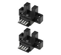 Briny River 2Pcs Sensor Switch U Groove L Type Switch EE-SX671 DC5-24V for Light Black
