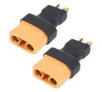 Briny River 2PCS XT90 Female to T Male Adapter Compatible with RC LiPo Batteries Compatible with Remote Control Systems
