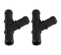 Briny River 2Pcs Y Type Heater Hose Connector Suitable for Most Car For 20x20x20mm ID Hose
