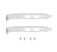 Briny River 2x Full High Bracket Compatible with Mellanox CX4121A MCX4121A Connectx-5 25GbE with Screws