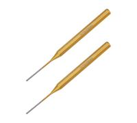 Briny River 2x Parallel Pin Punch Cylindrical Chisel 2x10x150mm Suitable for Woodworking Drilling and Decoration