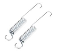 Briny River 2x Silver Kickstand Tension Spring 120x14mm Compatible with Zündapp C GTS CS CX KS ZD ZL ZX ZS 25 50 Motorcycles