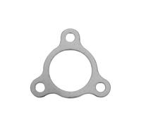 Briny River 3 Holes Motorcycle Exhaust Flange Gasket 48mm Hole Spacing 34mm ID Compatible with Leovince ZX TT RR