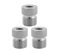 Briny River 3Pcs Airbrush Hose Adaptor G1/8 BSP Male Brass Conversion Adapter Compatible with Badger Airbrush