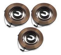 Briny River 3pcs Drill Press Spring Quill Stainless Steel Spring 1540mm for Vacuum Cleaner 49x8x0.8mm