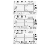 Briny River 3pcs ECG 7 Step Rulers Plastic Measuring Tool for ECG EKG Interpretation