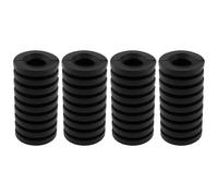 Briny River 4 Pcs Motorcycle Gear Stick Rubber Sleeve 40 X 20 X 8mm 543952 Black