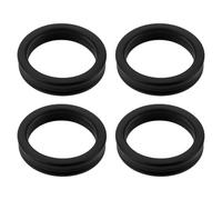 Briny River 4 Pieces Car Water Pipe Gasket Radiator Hose O-Ring 06B121687 Compatible With Audi A1 (2011-2015) Sportback (2011-2015) A3 (1996-2012) 26.5x20.5 x 5.35mm Black