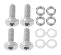 Briny River 4 Sets Motorcycle Fairing Mudguard Bolts M6x20mm & 6x9x3mm Collars & M6x12x1mm Washers Compatible with Triumph