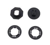 Briny River 4 Sets of Car Floor Mat Clips Plastic Mat Retainers Compatible with Honda Black