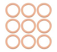 Briny River 40Pcs Automobile Brake Line Copper Washer M10 Washer 14x10x1mm Compatible with HEL Bike