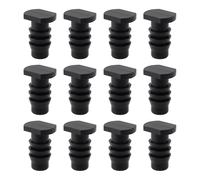 Briny River 40pcs Irrigation End Cap Pipe Drip Plug Accessories for Pipeline Connectors Garden System Aperture 3/8-Inch Capillary Sealing Pipes