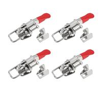 Briny River 4Pcs 40323 Heavy Duty Toggle Clamp Capacity 400LBs 304 Stainless Steel for Door Clamp Lid Freezer Trailer Latch