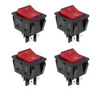Briny River 4Pcs 4Pin Welding Machine Power Switch KCD4-201N-B 30A 250VAC for Marine Vehicles