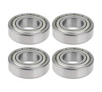 Briny River 4pcs 6004-2Z/C3 20x42x12mm Deep Groove Ball Bearings Suitable for Skateboard Wheels Inline Skates and Electric Motors