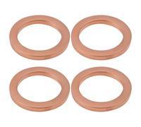 Briny River 4pcs Engine Oil Drain Screw Seal 90430-14M09 Compatible with Yamaha F25A, F25D, FT25B