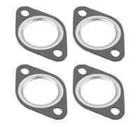 Briny River 4Pcs Exhaust Gasket 22mm Compatible with Puch Maxi N S E50 Engine 50cc Cylinder Seal 22.5mm ID 40mm Bolt Spacing