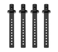 Briny River 4Pcs RC Car Body Posts Mount Holder Column 1/10 RC Crawler Cars Parts Compatible with Axial SCX10 90046 RC4WD D9 Black