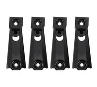 Briny River 4Pcs Recliner Back Clip Bracket KD Clip Bracket for Outdoor or Indoor Lounge Chairs 12.7x4.5x3.2cm Black