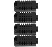 Briny River 4pcs Temperature Humidity Sensor Enclosure Housing Shell 60x27mm Compatible with AM2301 Black
